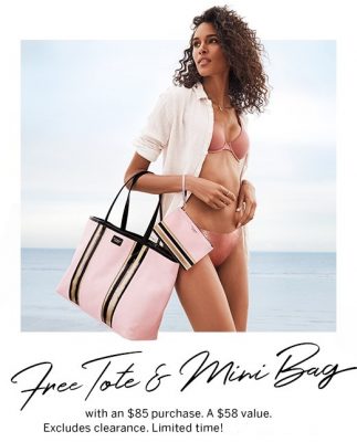 Get a FREE Tote Bag with any purchase - Victoria's Secret