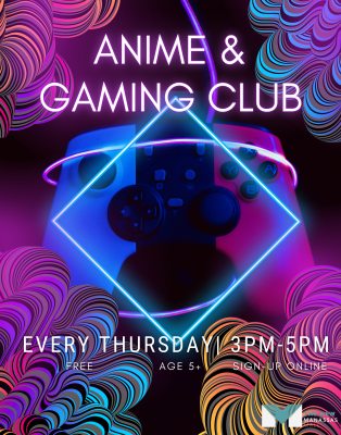 Anime and Gaming Club poster